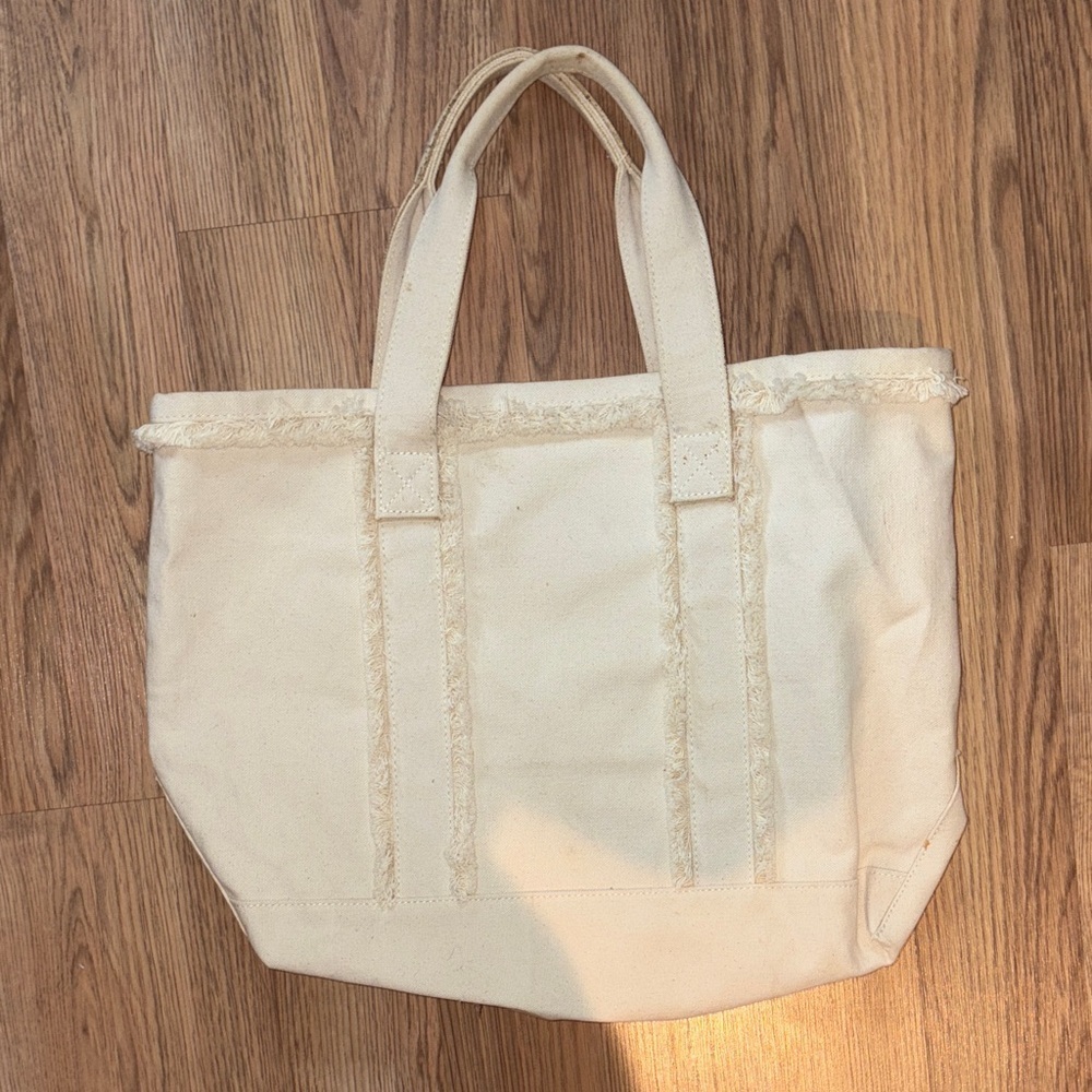 Elegant Cream J.Jill Medium Size Tote Bag — image 4 of 6
